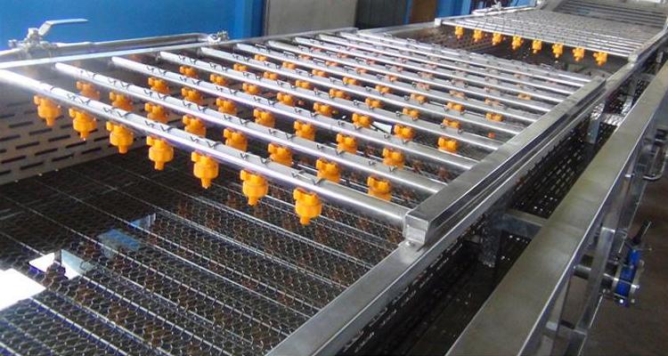 食品加工網帶輸送機，食品加工網帶清洗機